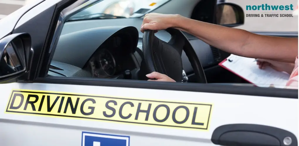 Driving school car