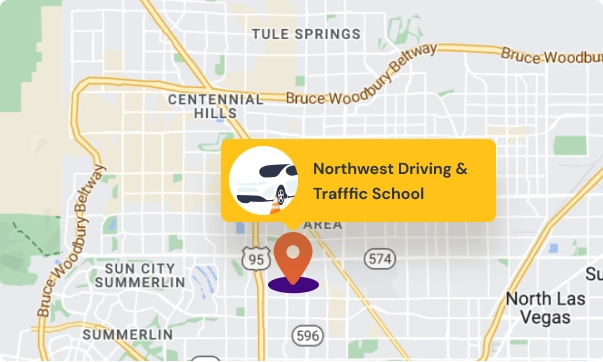 northwest driving school map