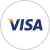 Visa payment method logo.